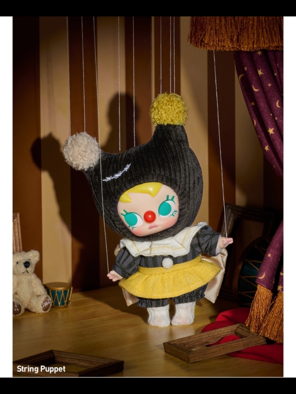 POP MART - Why So Serious Blind Box - *String Puppet* Keychain